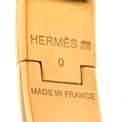 Hermes Enamel Narrow Clic Clac H Bracelet PM Black 4 of 4