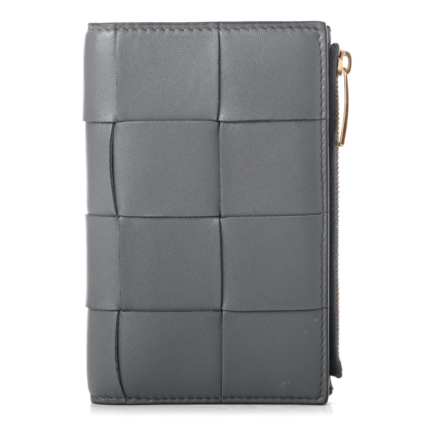 Lambskin Intrecciato Wallet Thunder