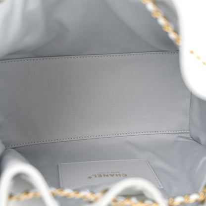 Chanel Caviar Quilted Small Chanel 25 Handbag Light Blue 5 of 11