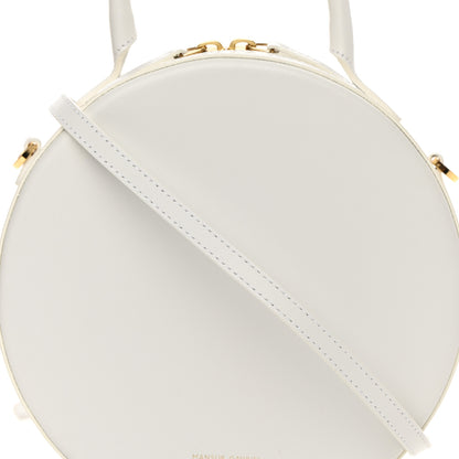 Mansur Gavriel Calfskin Circle Crossbody Bag White 6 of 16