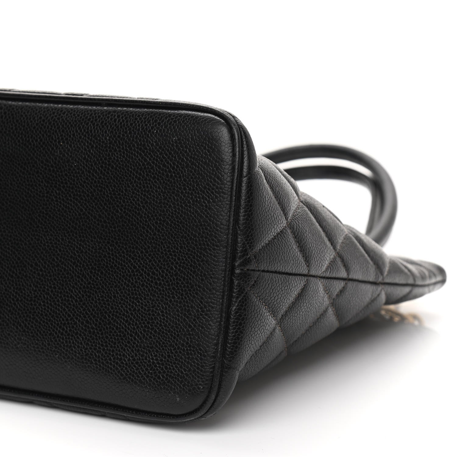 Chanel Caviar Quilted Medallion Tote Black 10 of 12