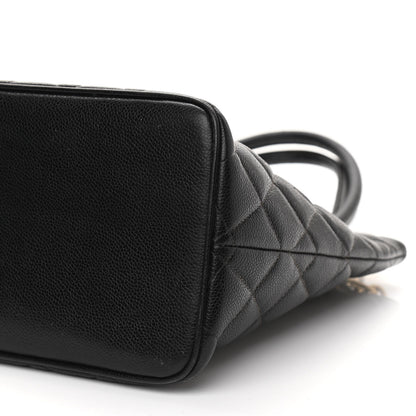 Chanel Caviar Quilted Medallion Tote Black 10 of 12