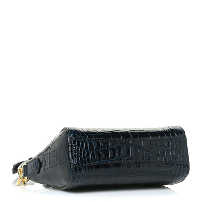 Givenchy Calfskin Crocodile Embossed Nano Antigona Navy 4 of 9