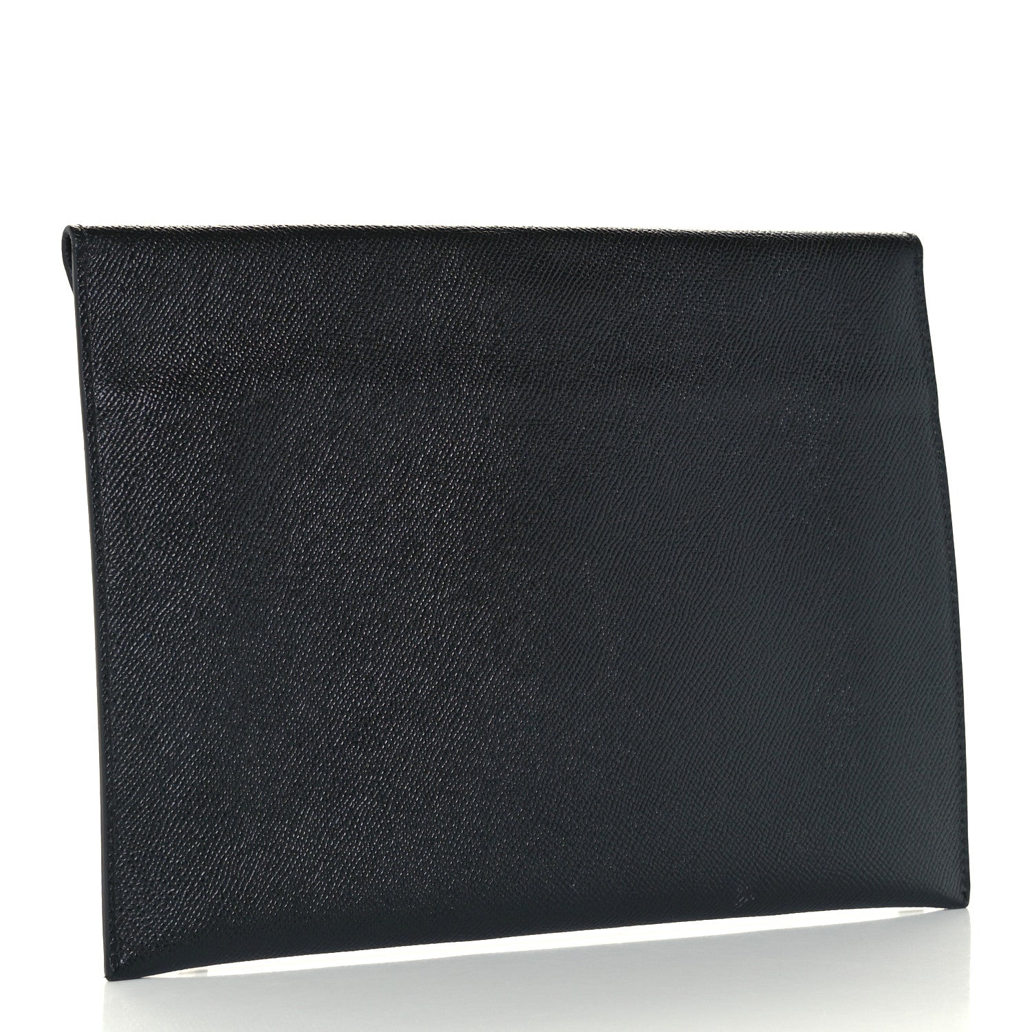 Burberry Grainy Calfskin Flap Pouch Black 3 of 10