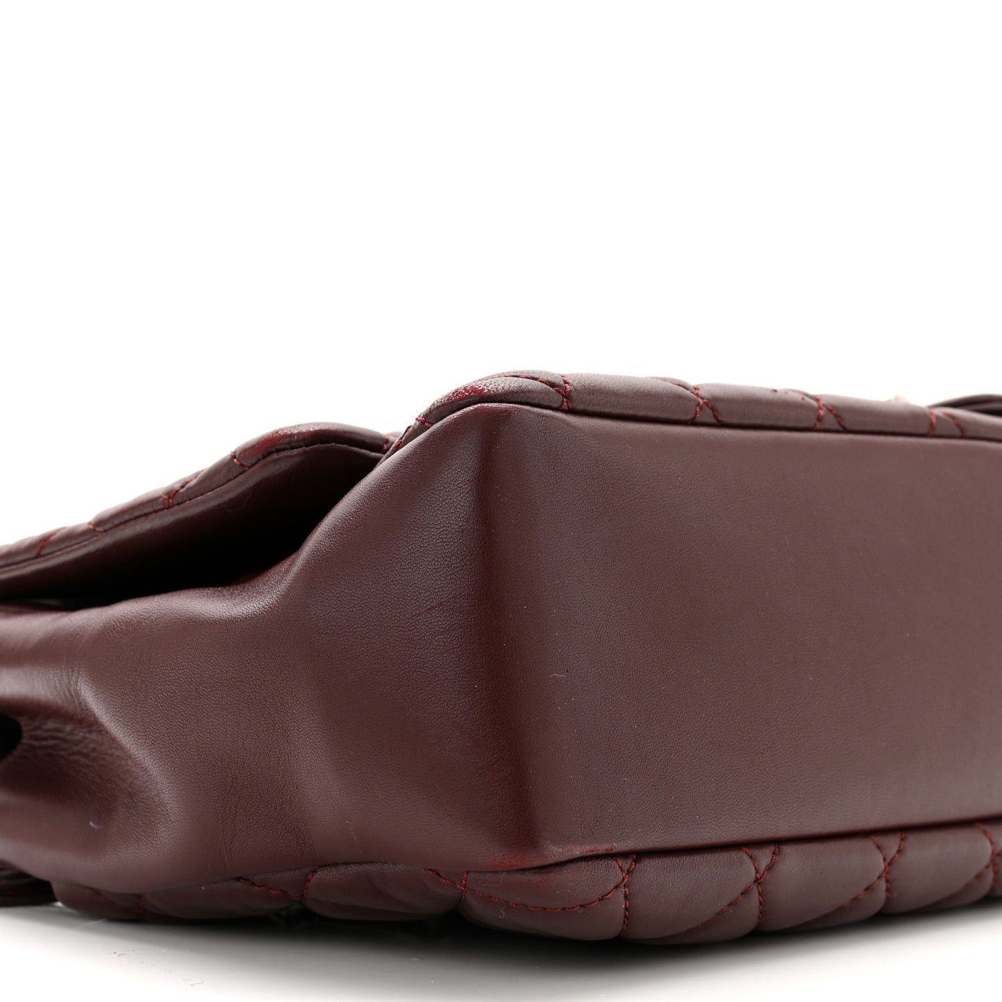 Lambskin Jumbo Coco Rain Flap Bordeaux