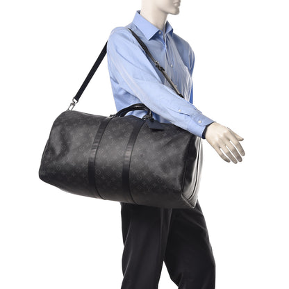 Louis Vuitton Monogram Eclipse Keepall Bandouliere 55 2 of 9