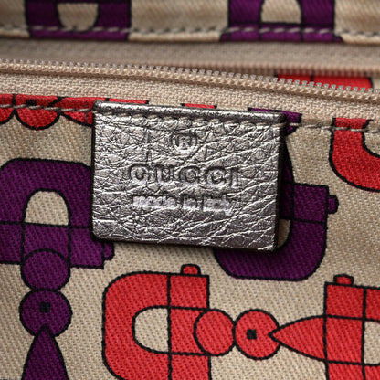 Gucci Metallic Guccissima Large Princy Hobo Silver 6 of 15