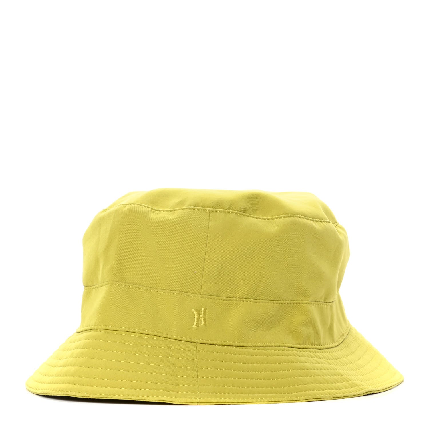 Hermes Polyester Nylon Bucket Hat 58 Lime 1 of 4