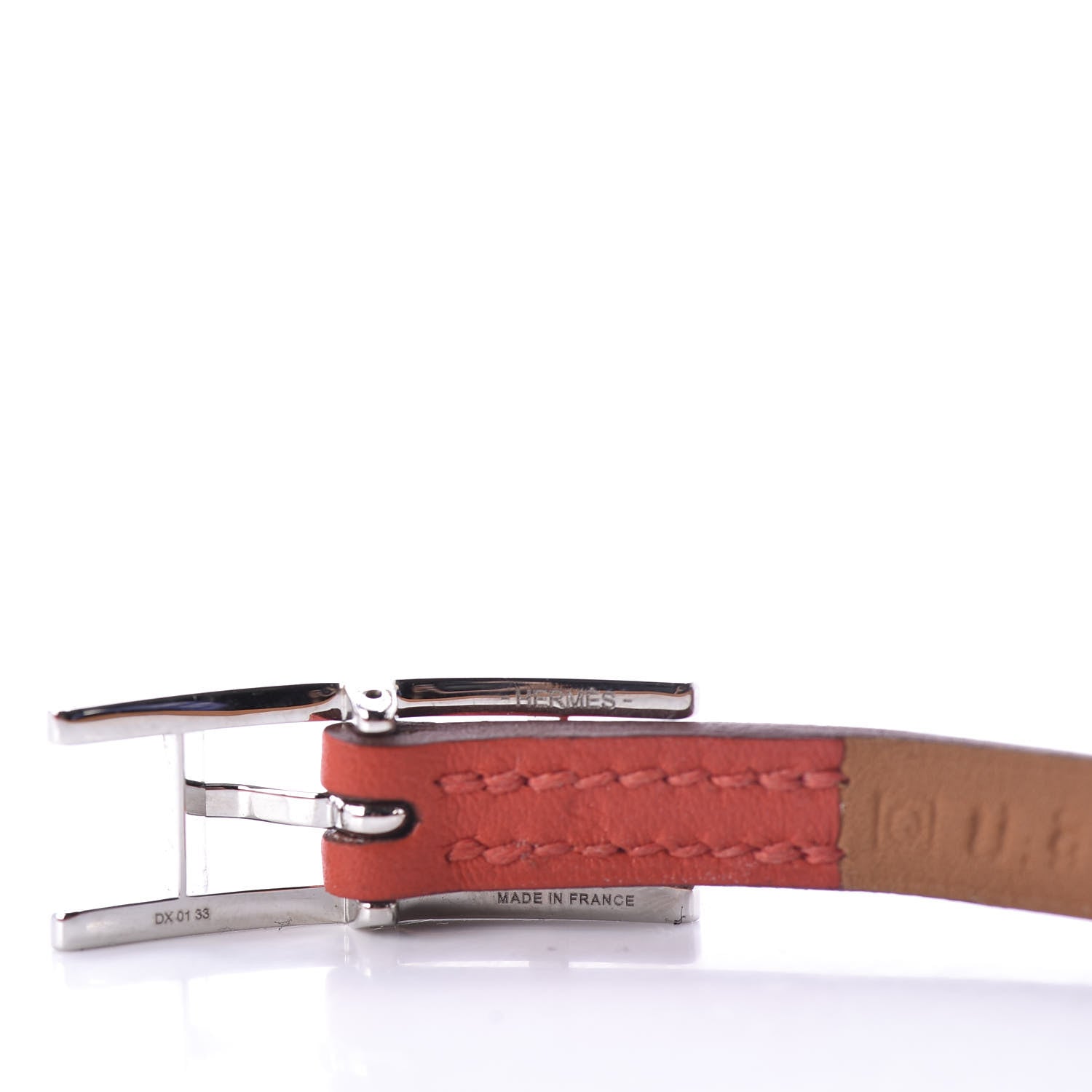 Hermes Swift Hapi 3 MM Triple Tour Wrap Bracelet S Capucine 4 of 7