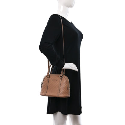 Gucci Soft Microguccissima Mini Dome Bag Camelia 3 of 9