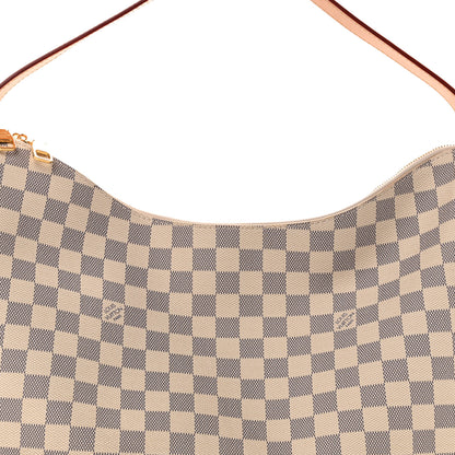 Louis Vuitton Damier Azur Slouchy MM 7 of 12