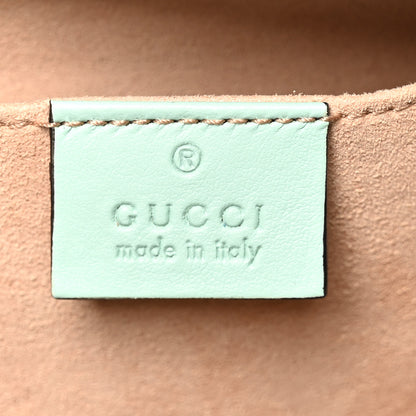 Gucci Calfskin Matelasse Diagonal Small GG Marmont Chain Shoulder Bag Multicolor Pastel 6 of 10