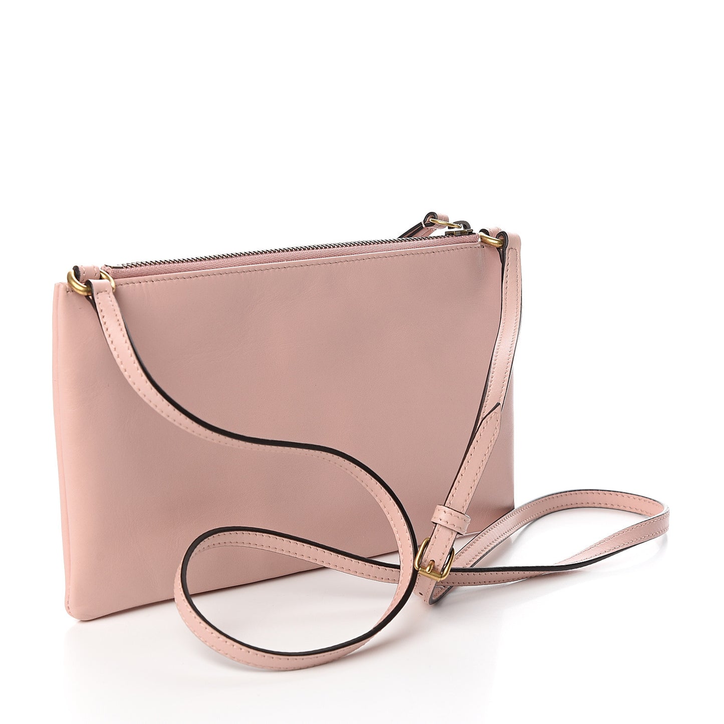 Calfskin Matelasse Small GG Marmont Double Zip Shoulder Bag Perfect Pink