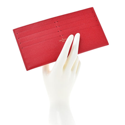 Louis Vuitton Calfskin Felicie Card Holder Insert Cherry 2 of 8