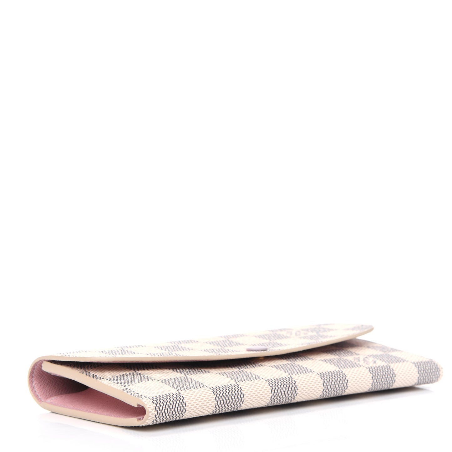 Damier Azur Emilie Wallet Rose Ballerine