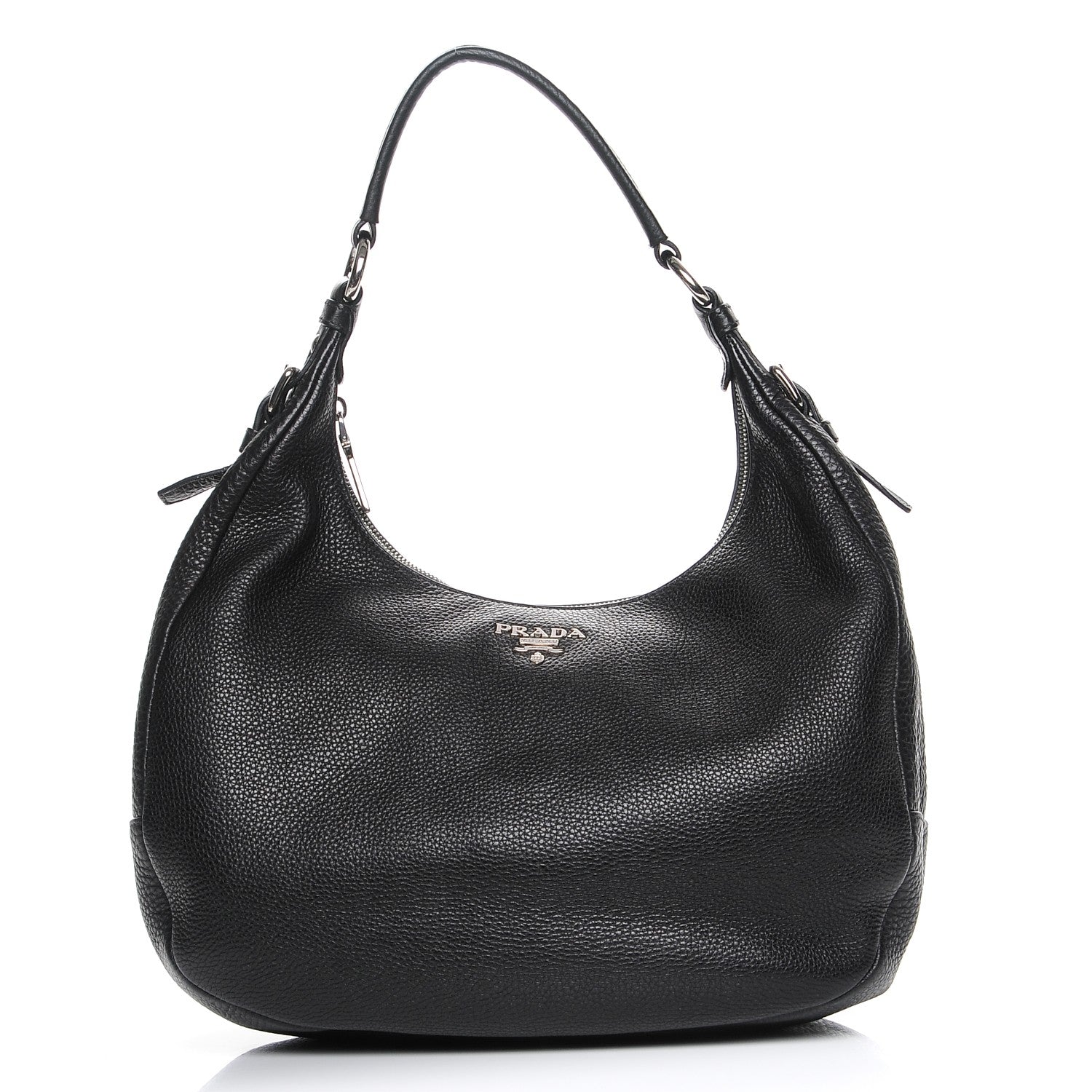 Prada Vitello Daino Hobo Nero Black 1 of 5
