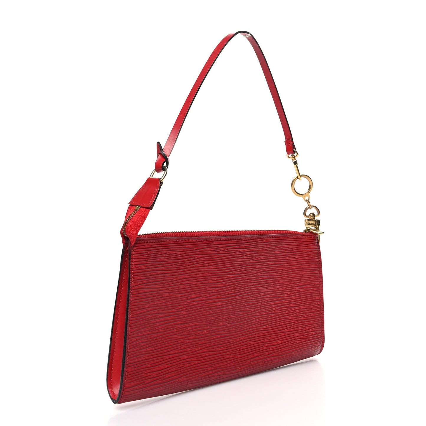 Epi Pochette Accessories 24 Castillan Red