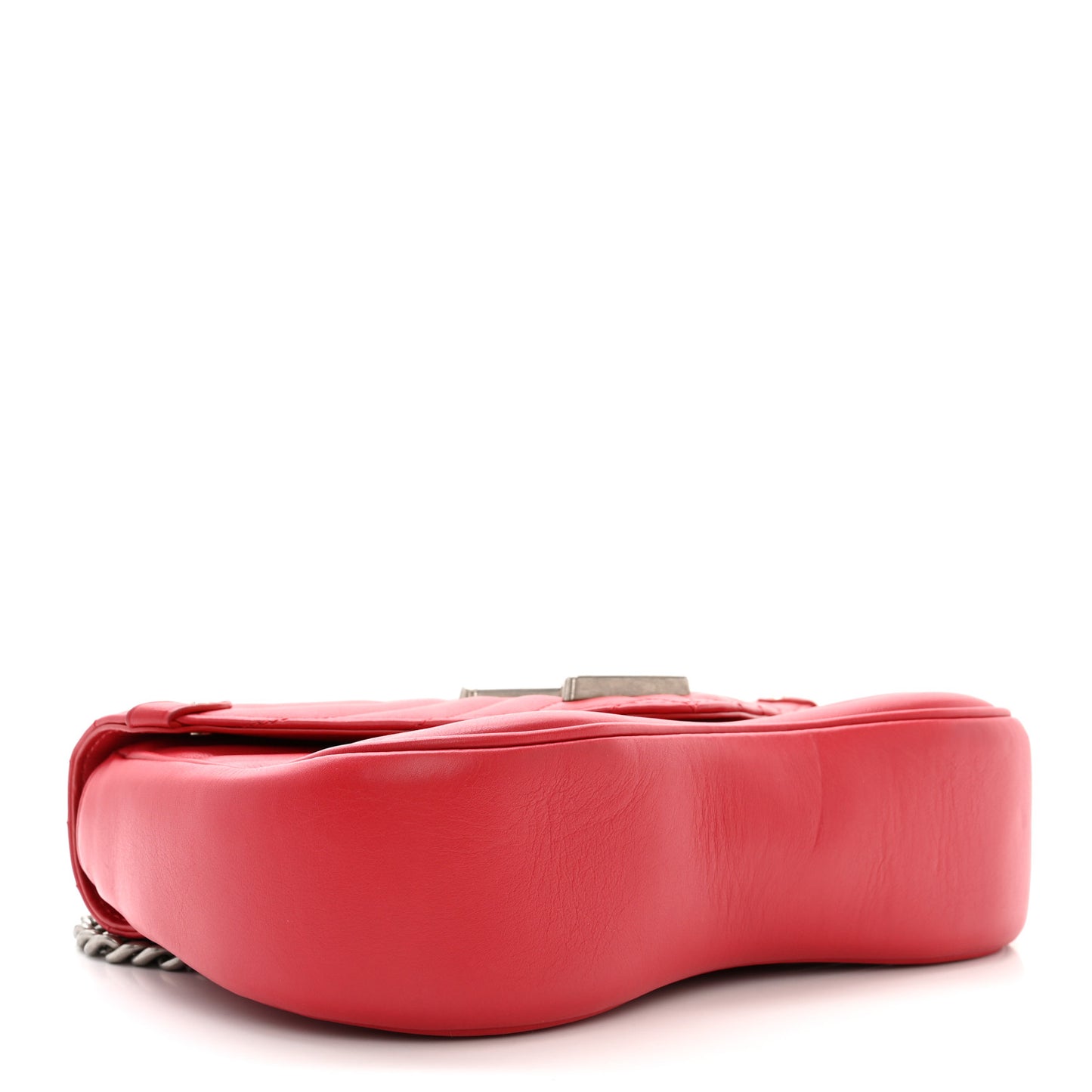 Calfskin New Wave Chain MM Ecarlate