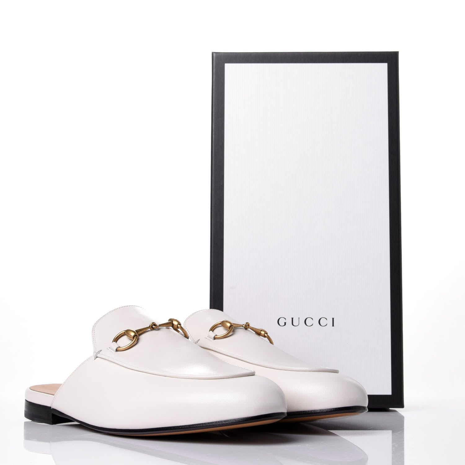 Gucci Malaga Kid Womens Princetown Slippers 39.5 Mystic White 11 of 11
