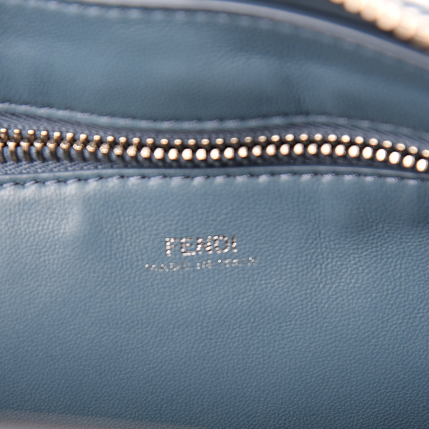 Shiny Nappa Trapuntata Small DotCom Click Top Handle Chain Satchel Blue