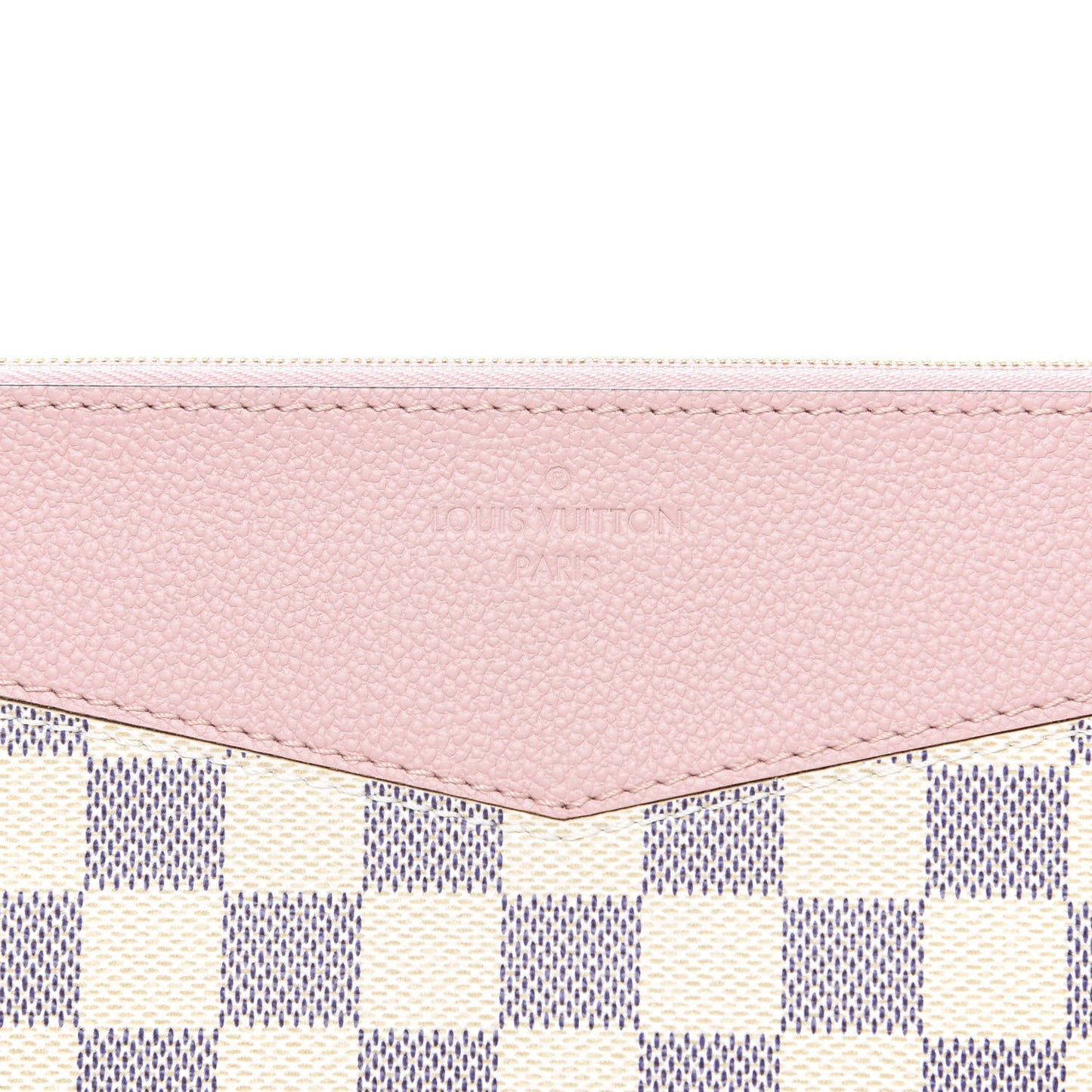 Damier Azur Daily Pouch Rose Poudre
