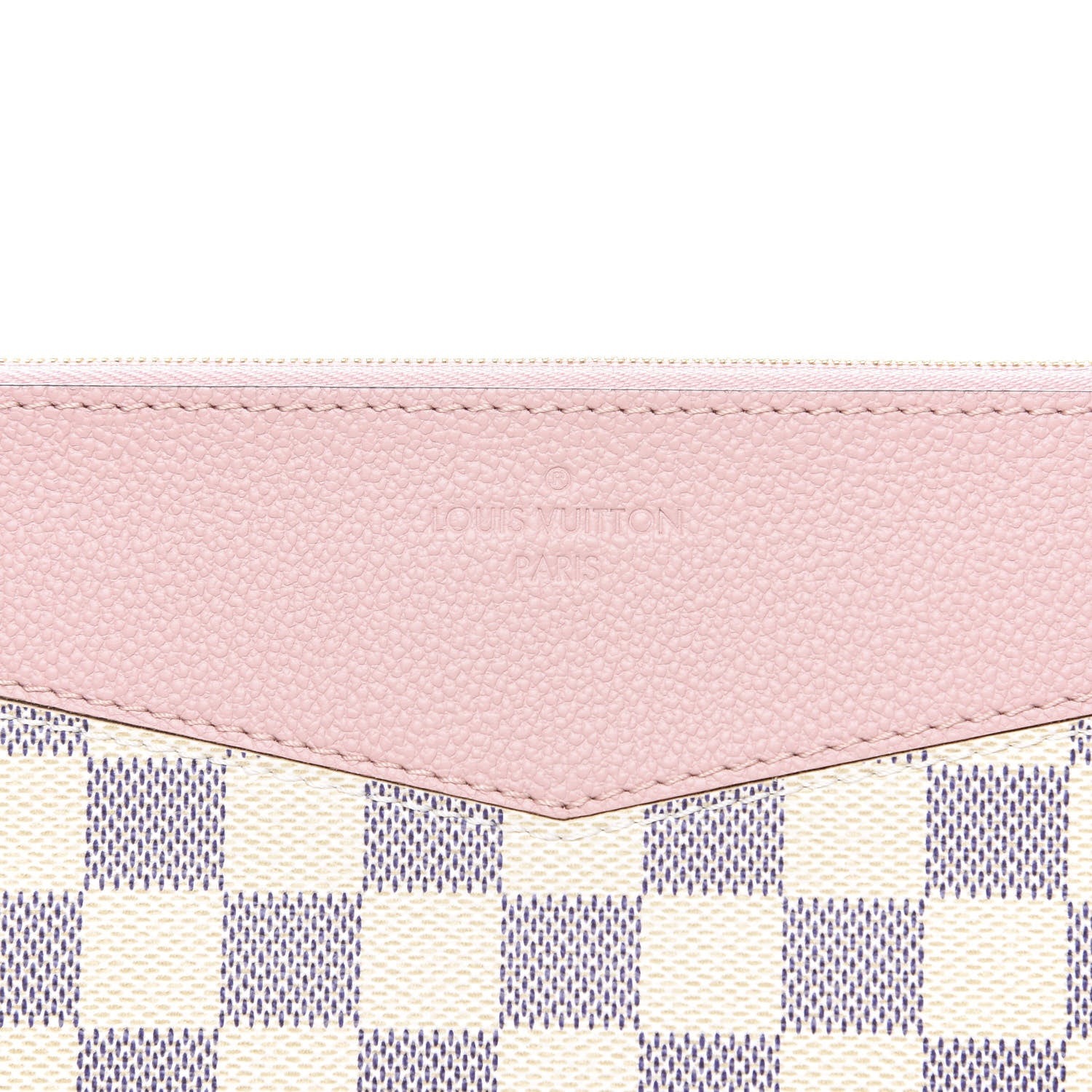 Louis Vuitton Damier Azur Daily Pouch Rose Poudre 6 of 6