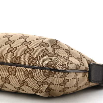 Gucci Monogram Web Small Flat Messenger Crossbody Dark Brown 10 of 10