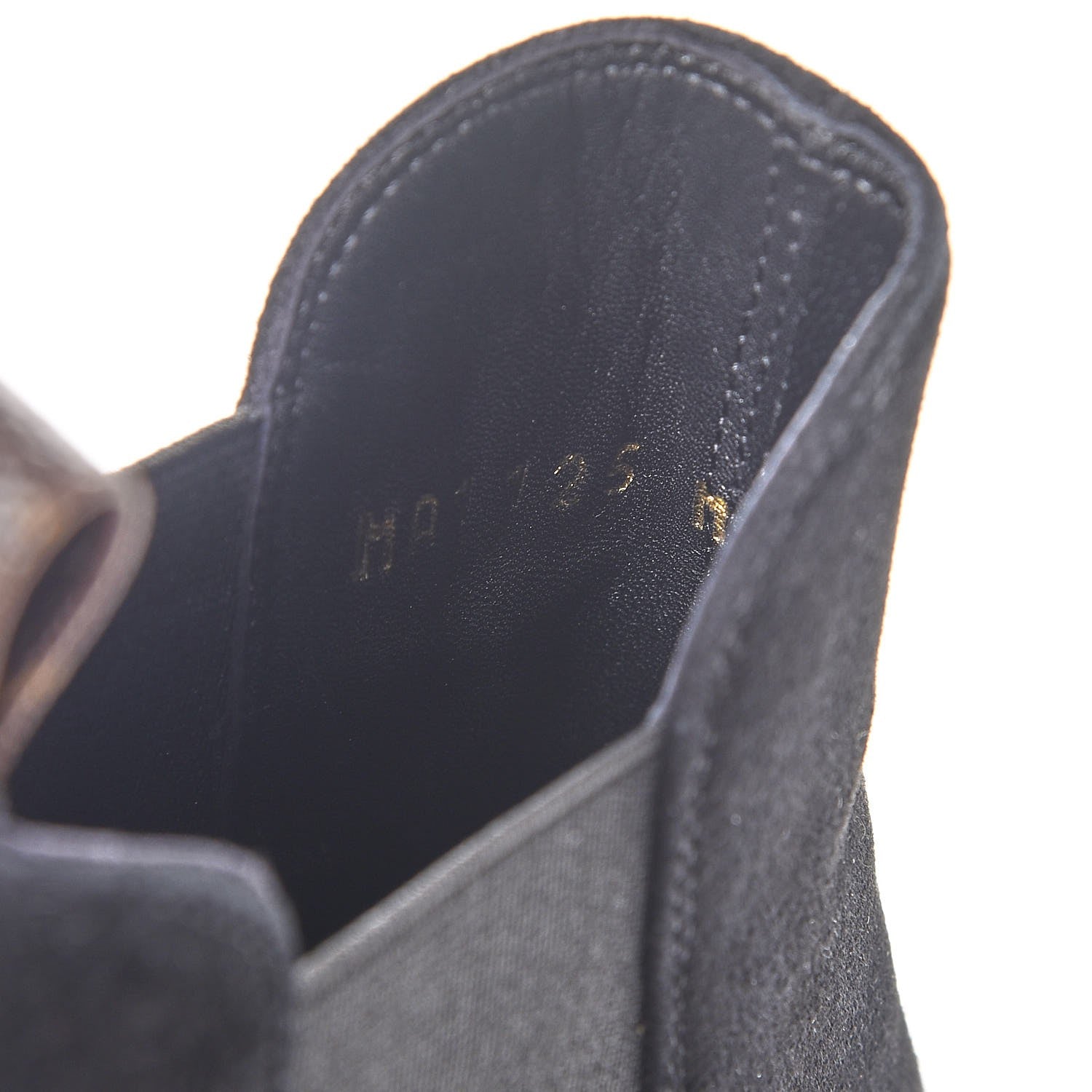 Louis Vuitton Suede Monogram Uniformes Cap Toe Chelsea 75mm Ankle Boots 38 Black 8 of 12