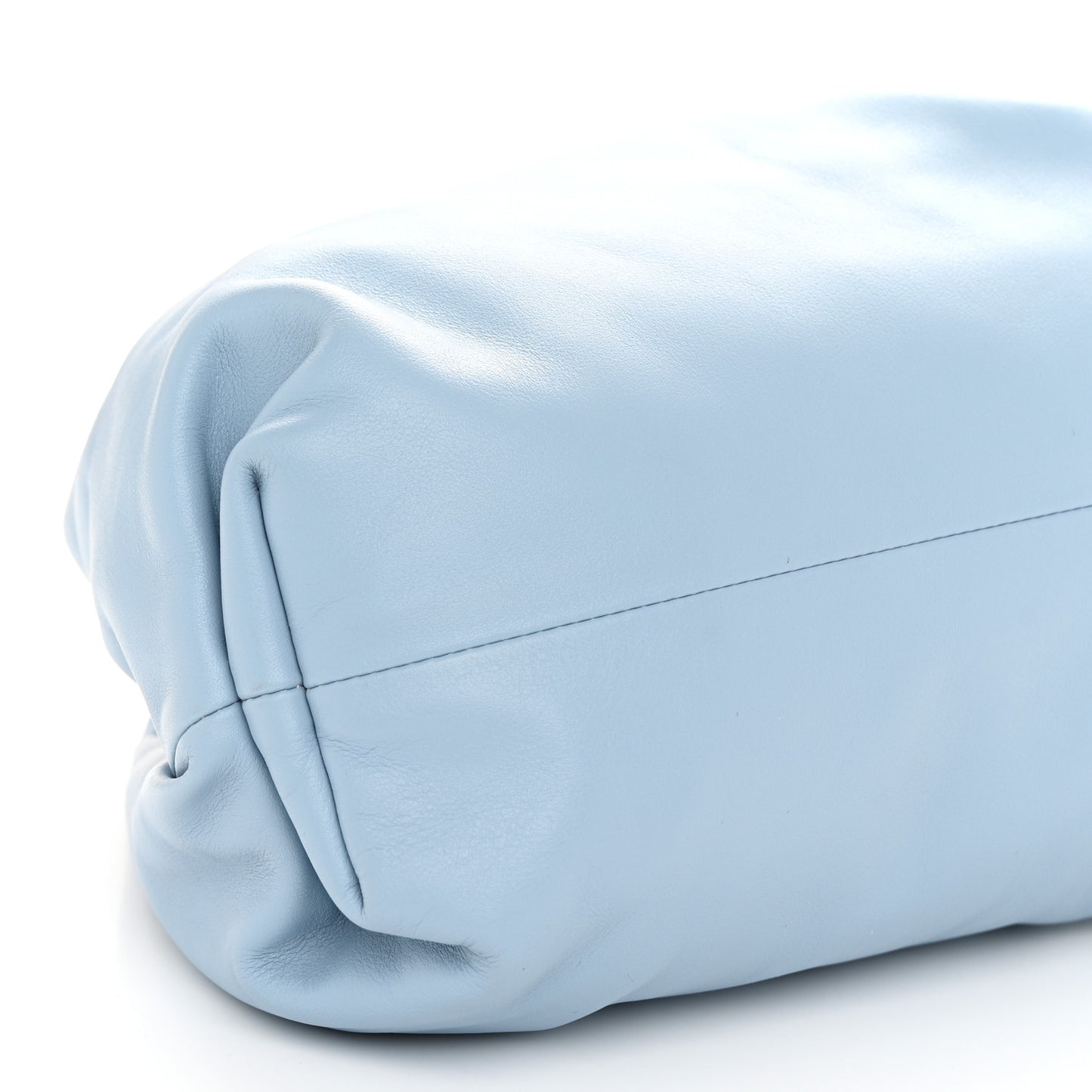 Smooth Butter Calf The Pouch Oversized Clutch Ice
