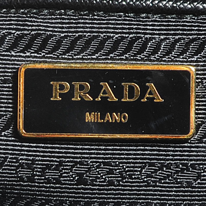 Prada Saffiano Lux Medium Tote Nero Black 7 of 9