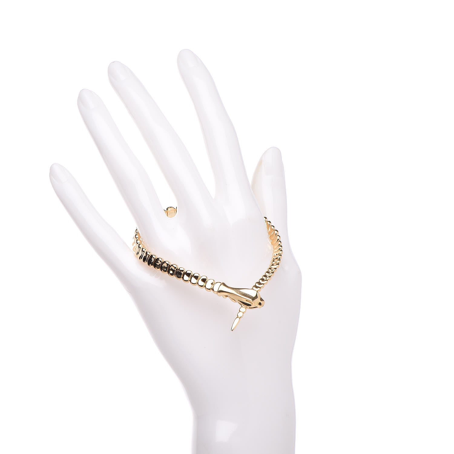 Tiffany 18K Yellow Gold Elsa Peretti Snake Bracelet 2 of 5