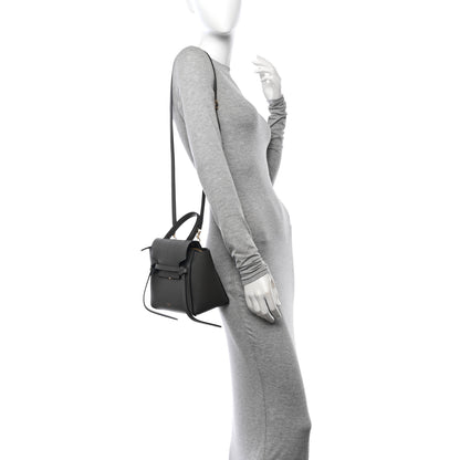 Celine Grained Calfskin Nano Belt Bag Grey 2 of 11