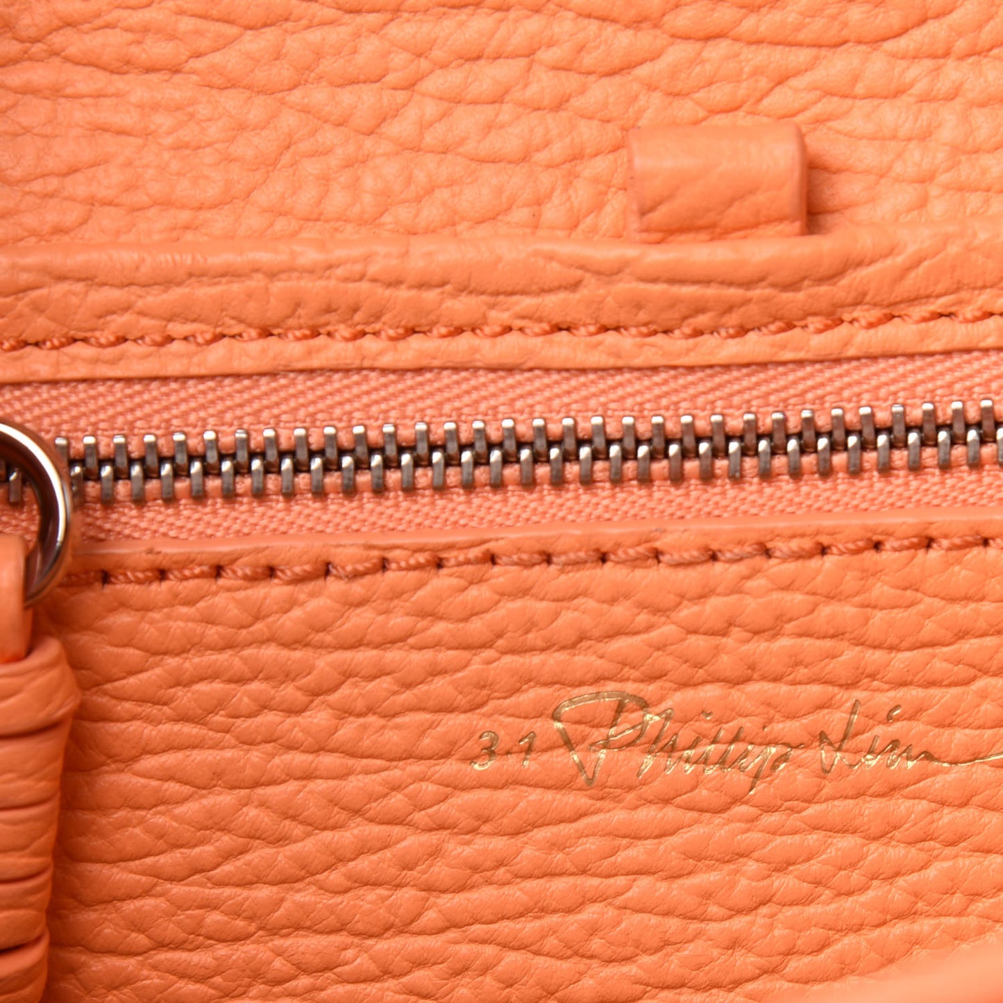 3.1 Textured Calfskin Mini Pashli Satchel Melon