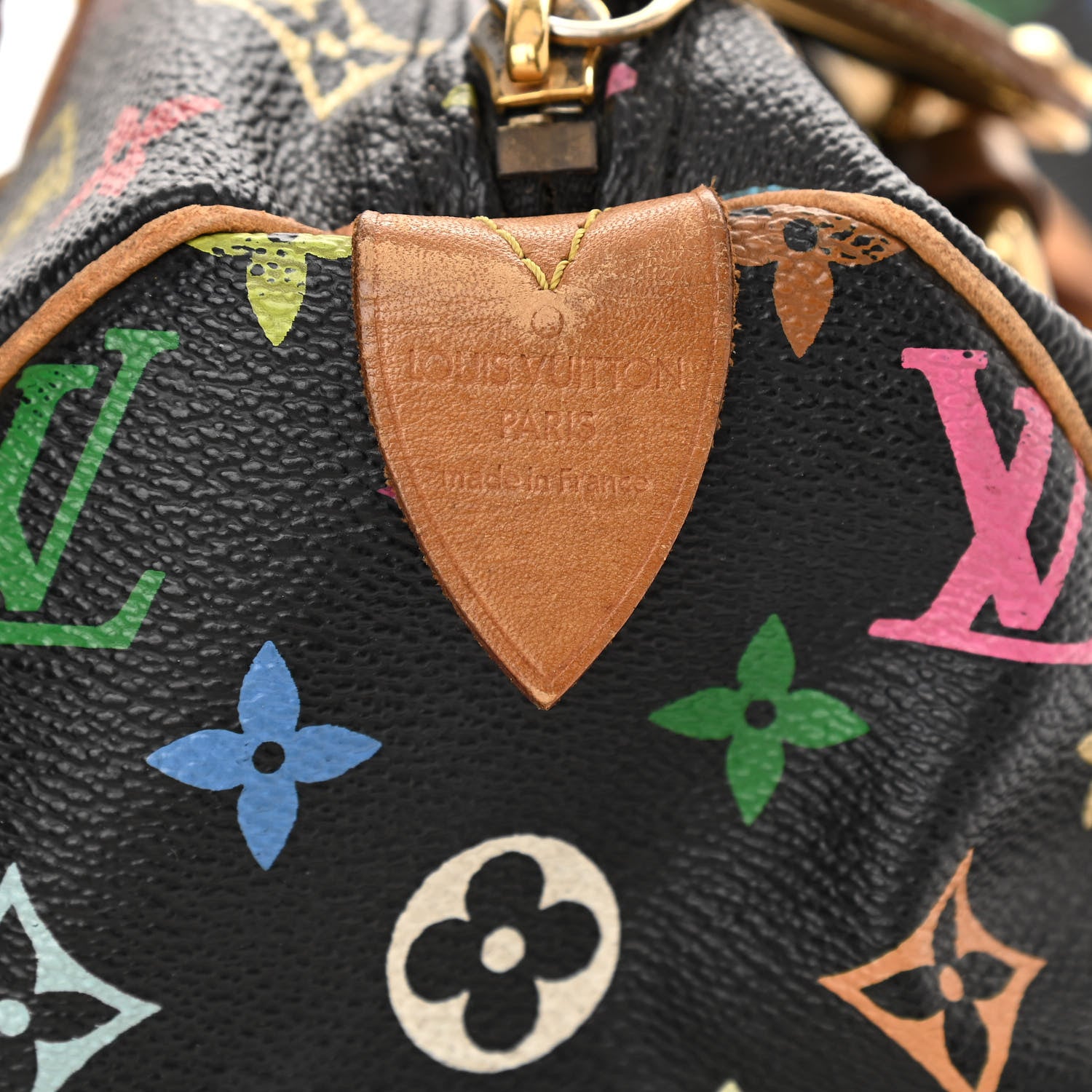 Louis Vuitton Monogram Multicolor Speedy 30 Black 6 of 17