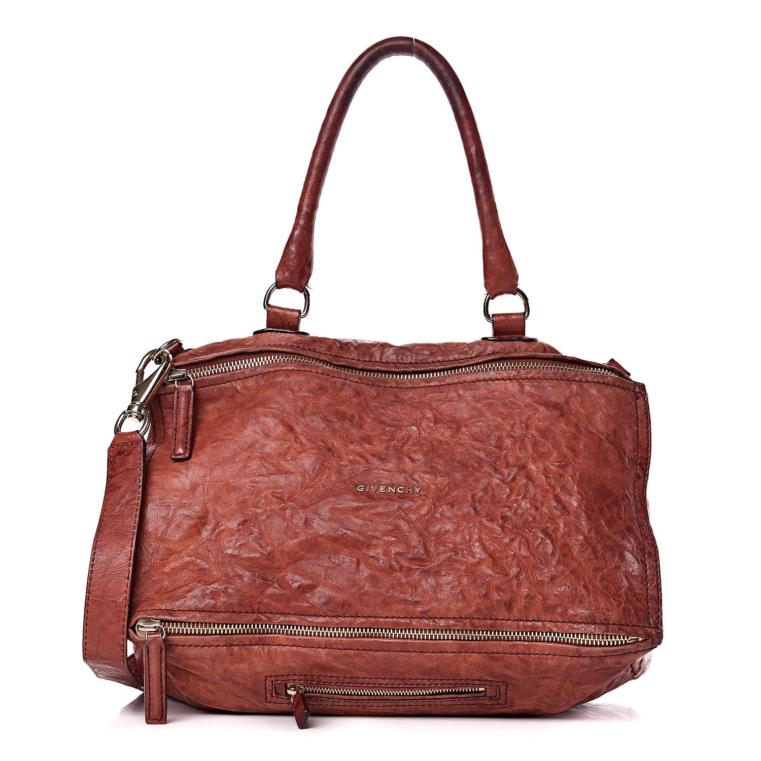Givenchy Tumbled Sheepskin Medium Pandora Red 1 of 15