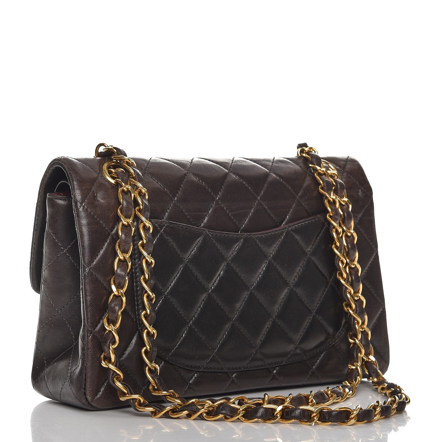 Chanel Lambskin Quilted Small Double Flap Black 3 of 17