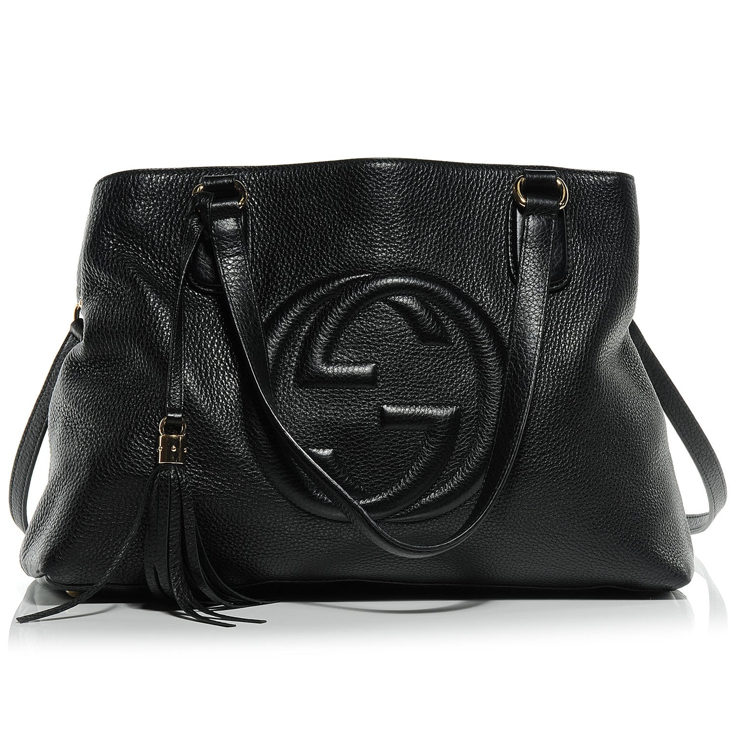 Cellarius Calfskin Medium Soho Working Tote Black