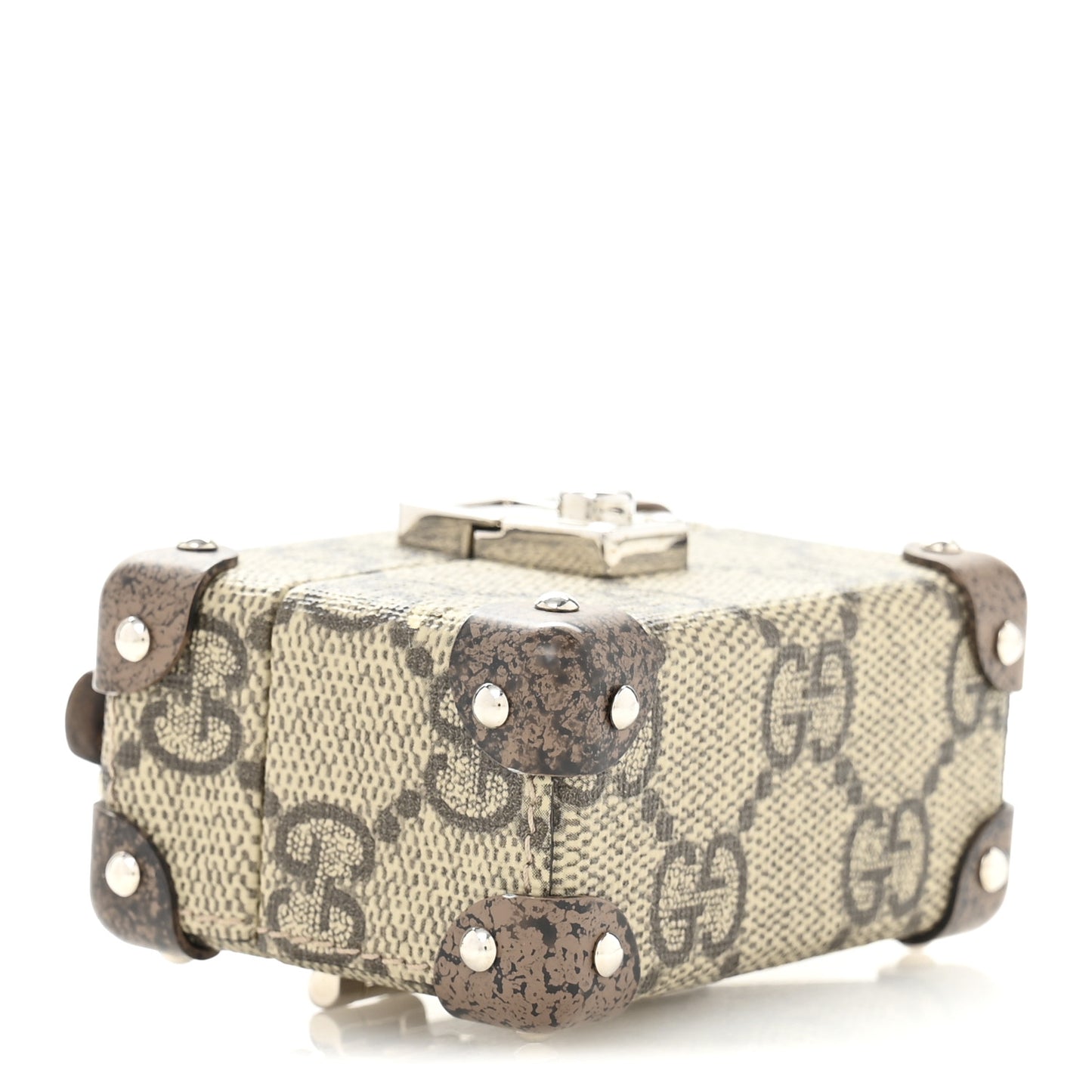GG Supreme Monogram AirPods Pro Case Beige Ebony
