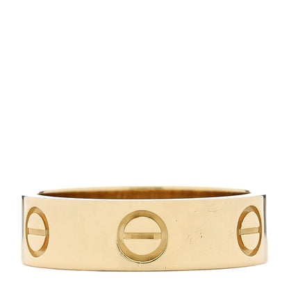 Cartier 18K Yellow Gold 5.5mm LOVE Ring 53 6.25 3 of 4