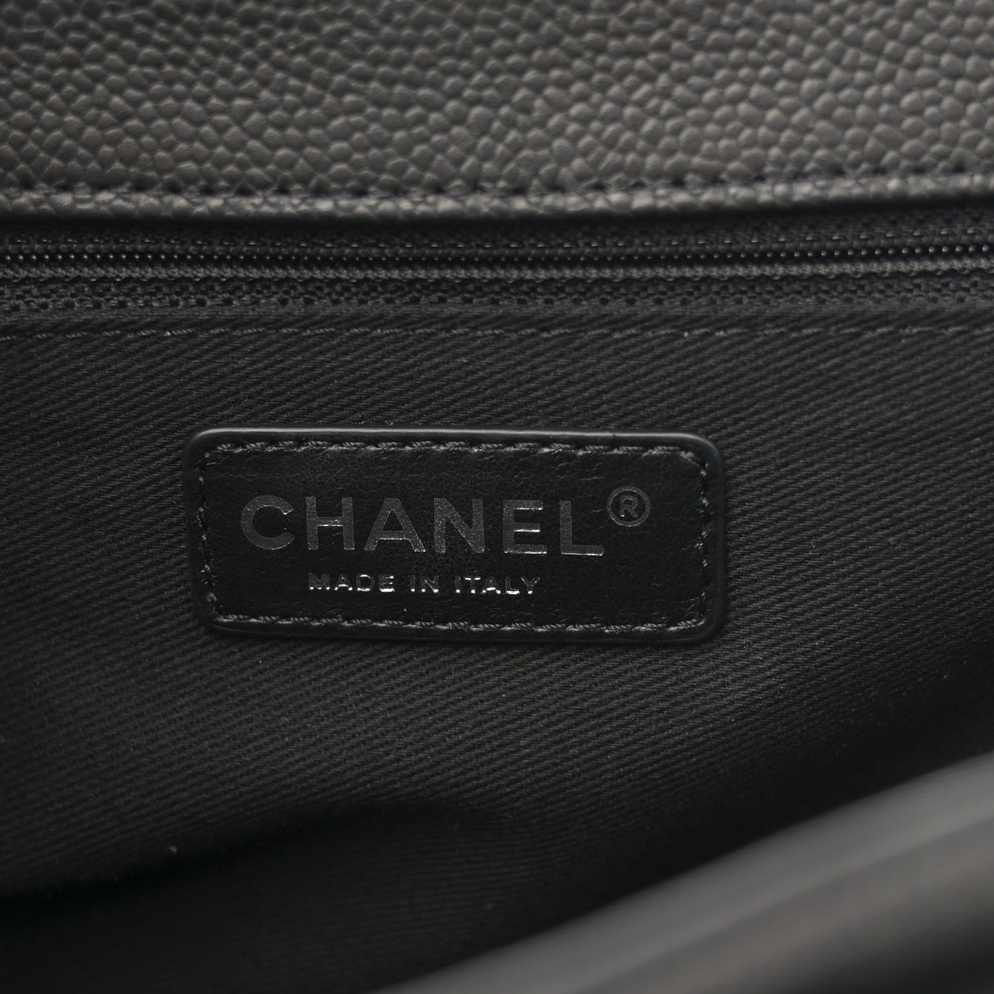 Caviar Quilted Large Now and Forever Flap Black