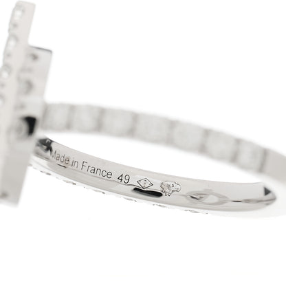 Hermes 18K White Gold Diamond Finesse Ring 49 5 5 of 7