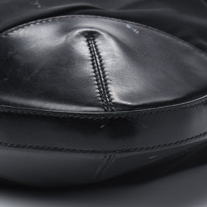 Prada Tessuto Nylon Calfskin Flat Messenger Bag Black 13 of 21
