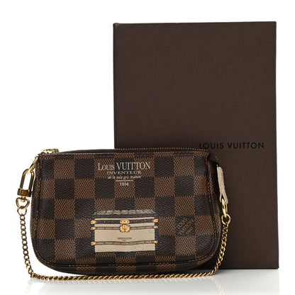 Louis Vuitton Damier Ebene Trunks and Locks Mini Pochette Accessories 9 of 9
