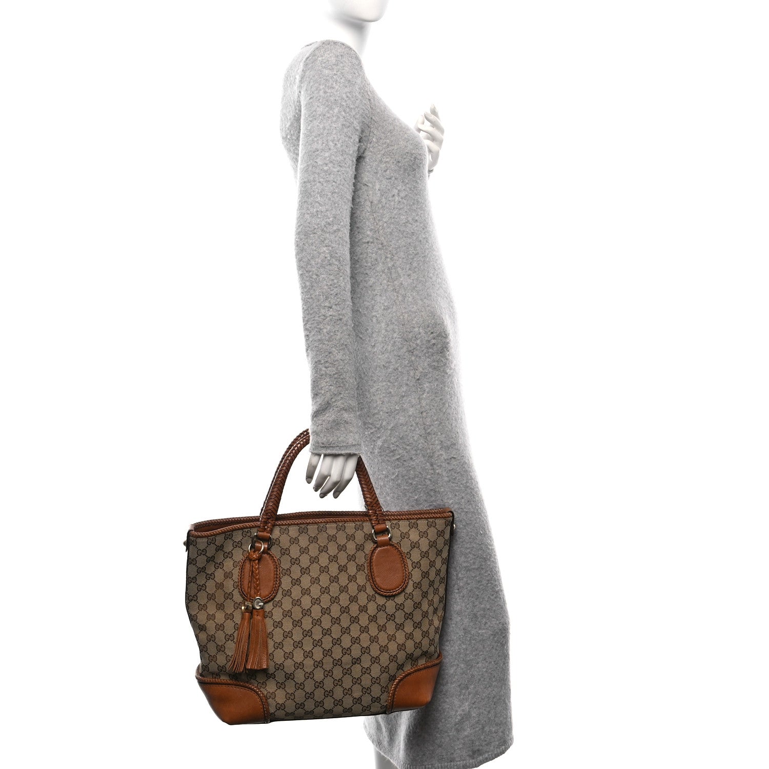 Gucci Monogram Medium Marrakech Tote Tan 2 of 12