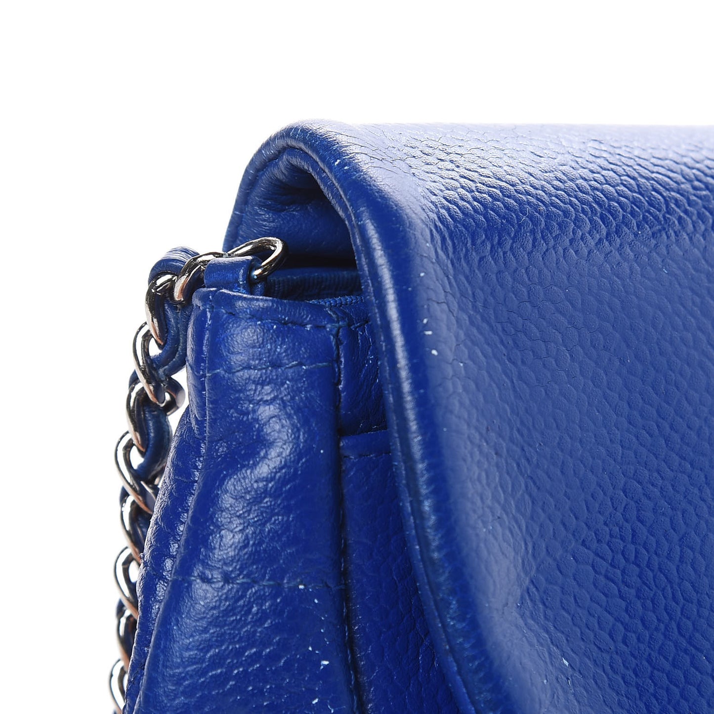Caviar Half Moon Wallet On Chain WOC Blue