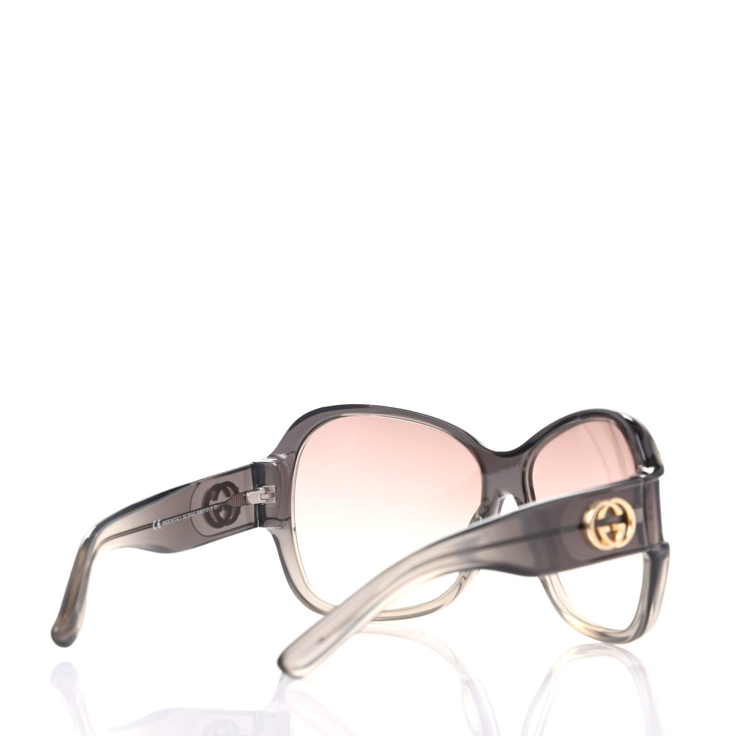 Gucci Acetate Round Frame Sunglasses GG2934S Brown 4 of 6