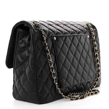 Chanel Caviar Quilted XXL Travel Flap Bag Black 3 of 11