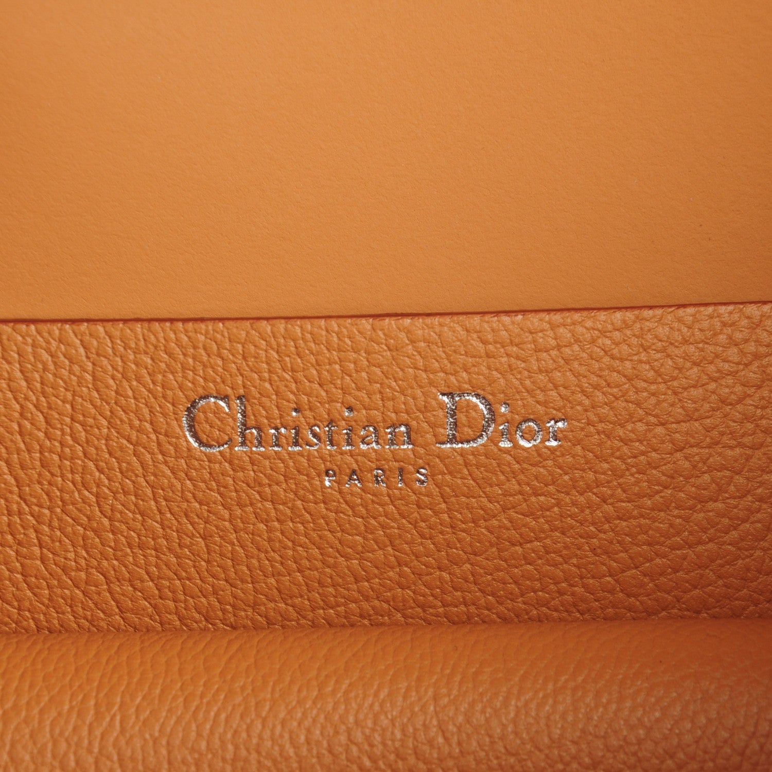 Christian Dior Supple Grained Calfskin Medium Open Bar Tote Camel 6 of 7