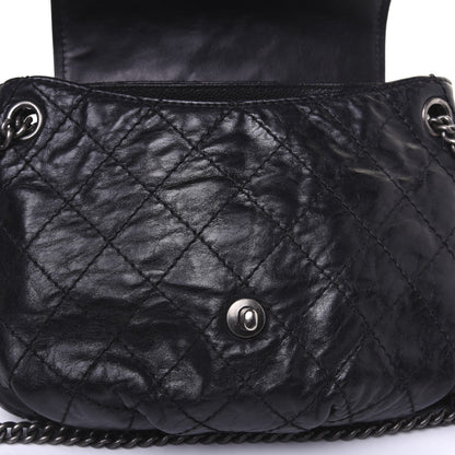Chanel Caviar Aged Calfskin Medium Bubble Graphic Messenger Bag Black 14 of 18