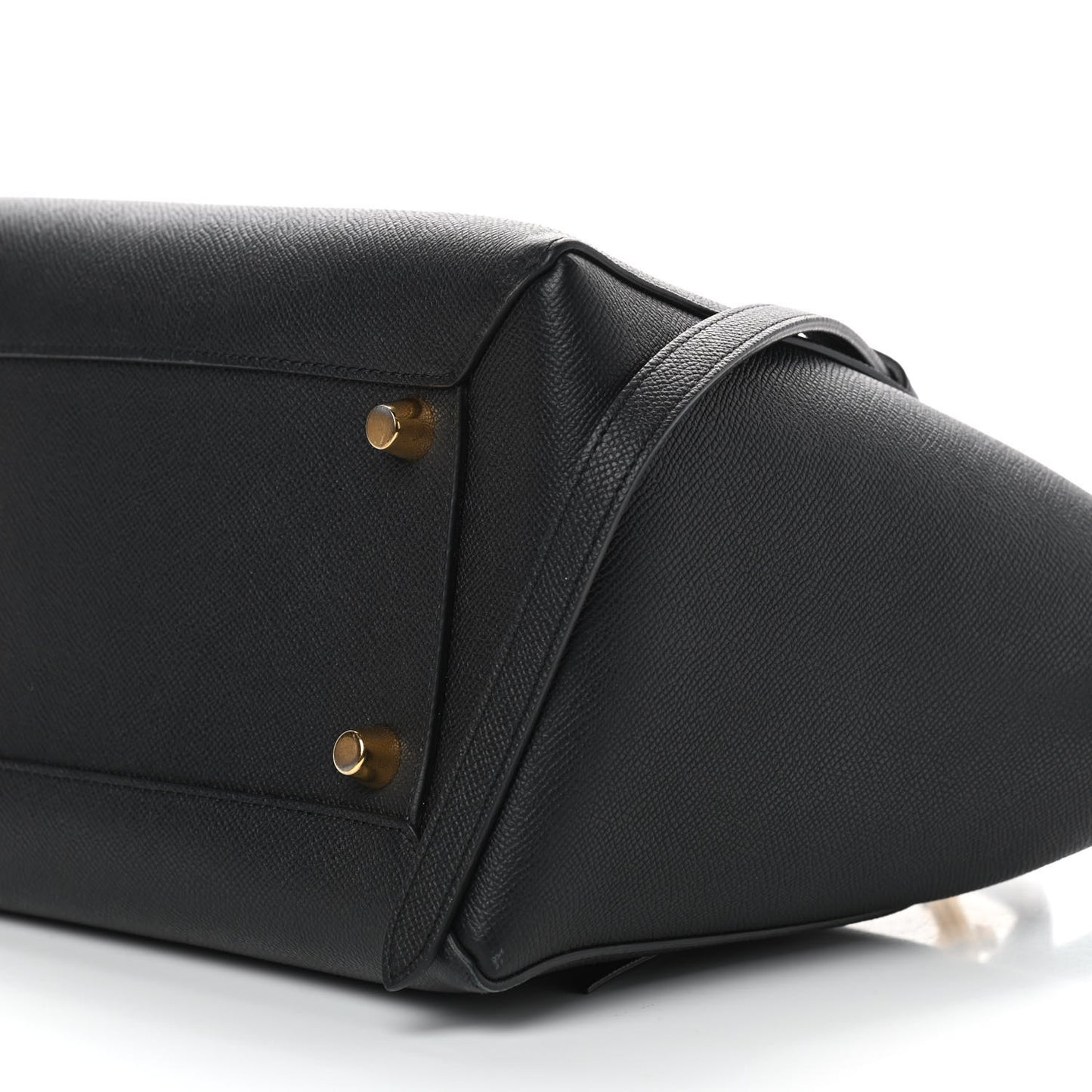 Grained Calfskin Mini Belt Bag Black
